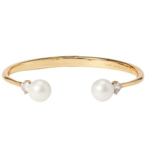 🤍🔹️KATE SPADE 🔹️ Pearls of Wisdom Cuff Hinge  Bracelet